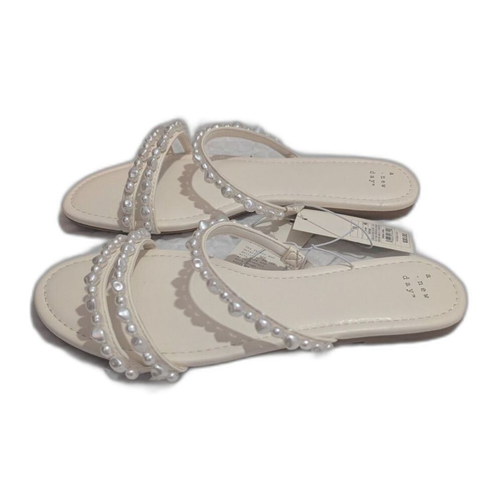 Women's Aida Sandals - A New Day - Ivory Size Various
